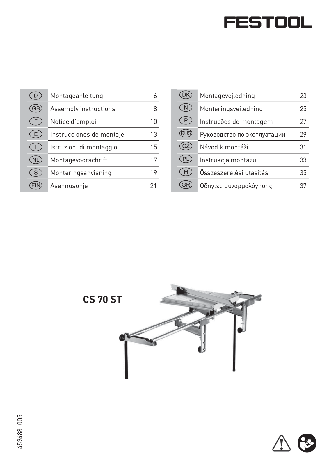 Festool CS-70-st User Manual