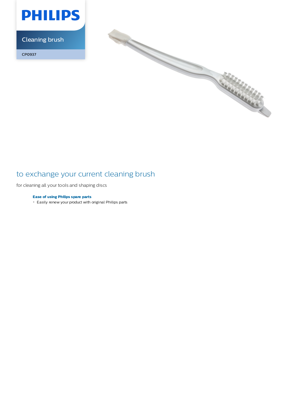 Philips CP0937/01 leaflet - ManualMachine.com