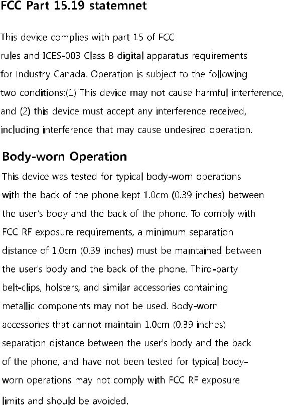 LG E425G Users manual