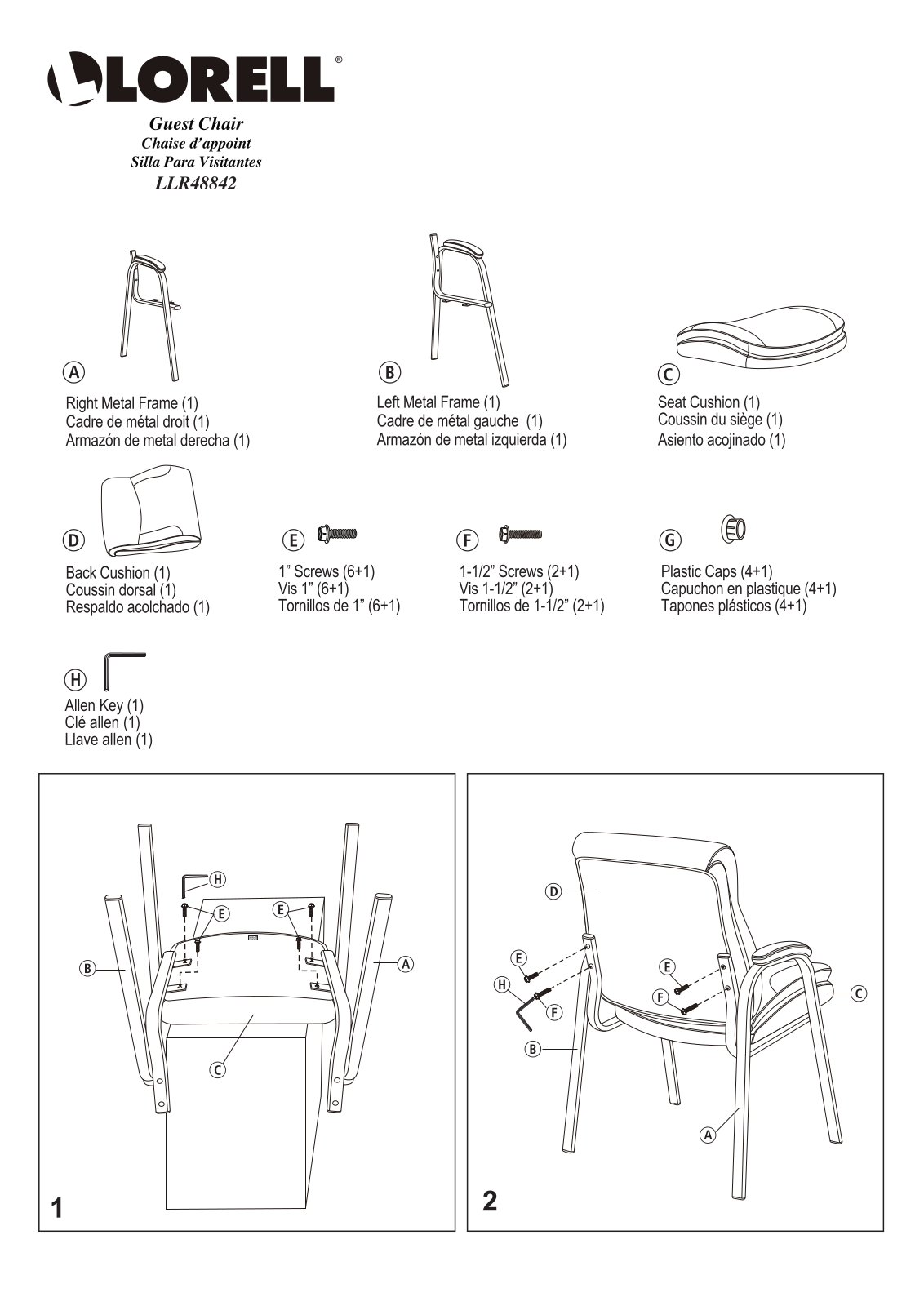 Lorell LRO10144 Installation & Assembly - ManualMachine.com