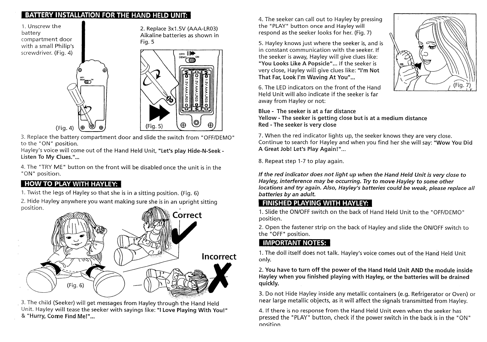 Kid Riffic Toys 5801 R49A User Manual