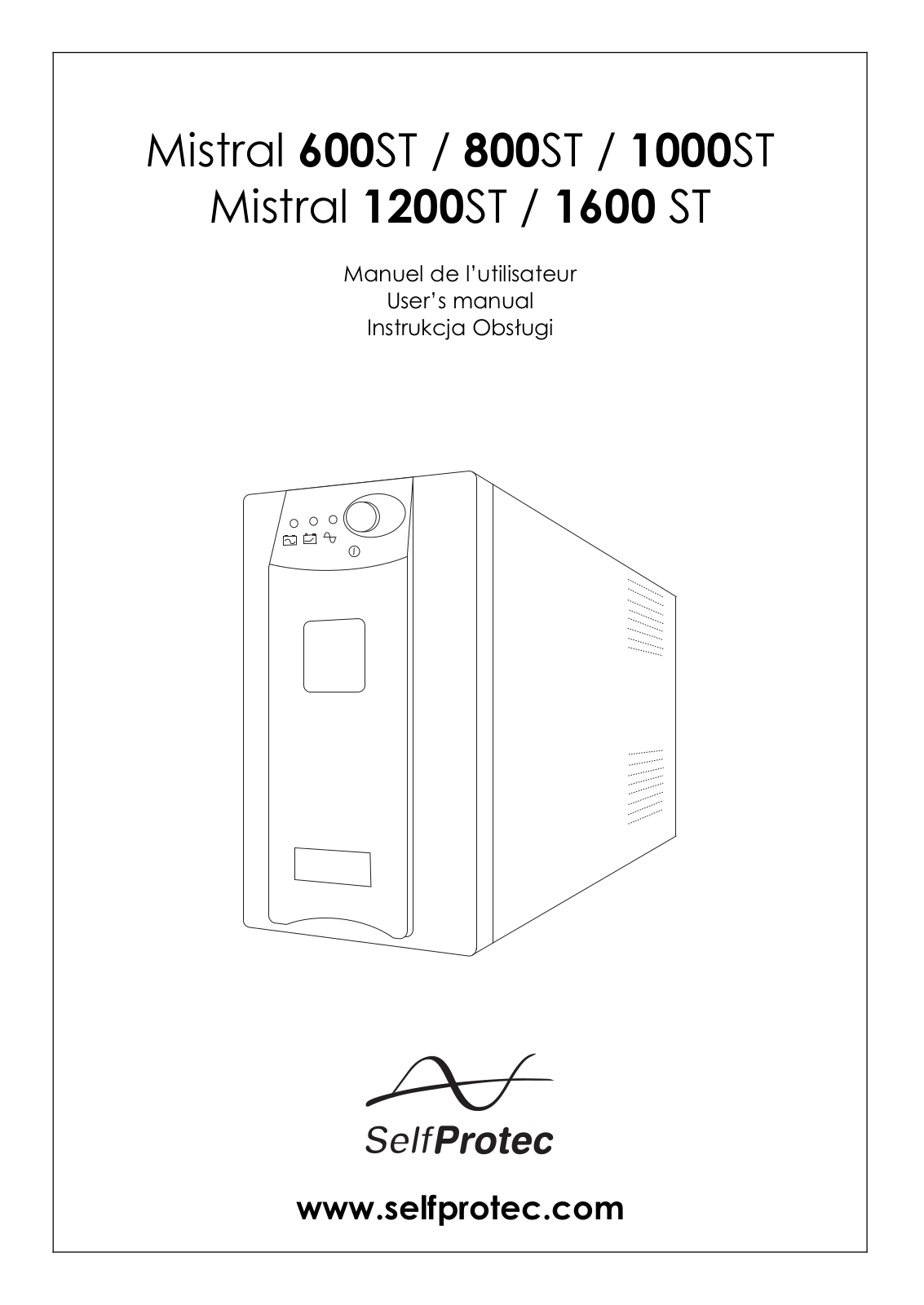 UNITEK MISTRAL 1200 ST User Manual