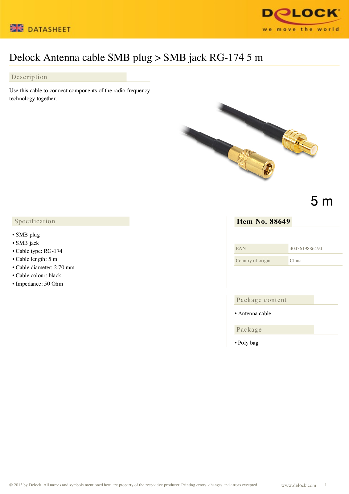 DeLOCK 88649 User Manual