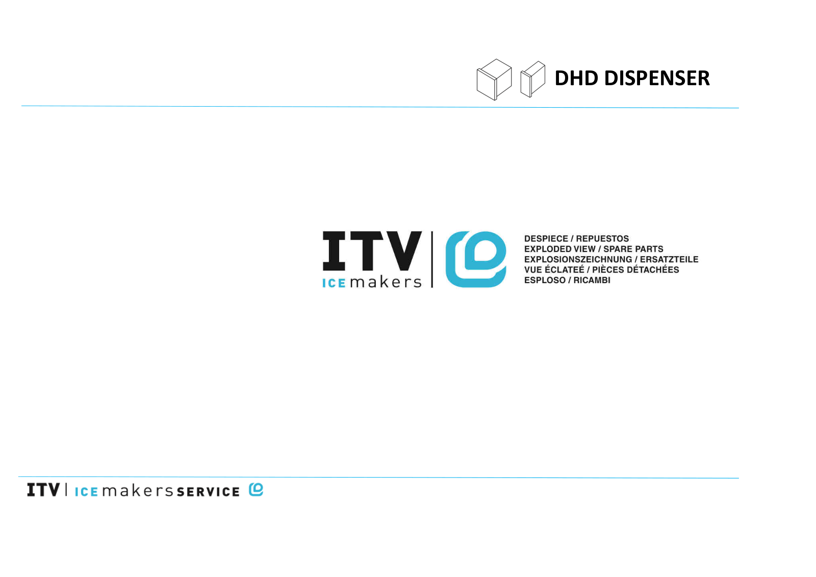 ITV Ice Makers DHD Parts Manual