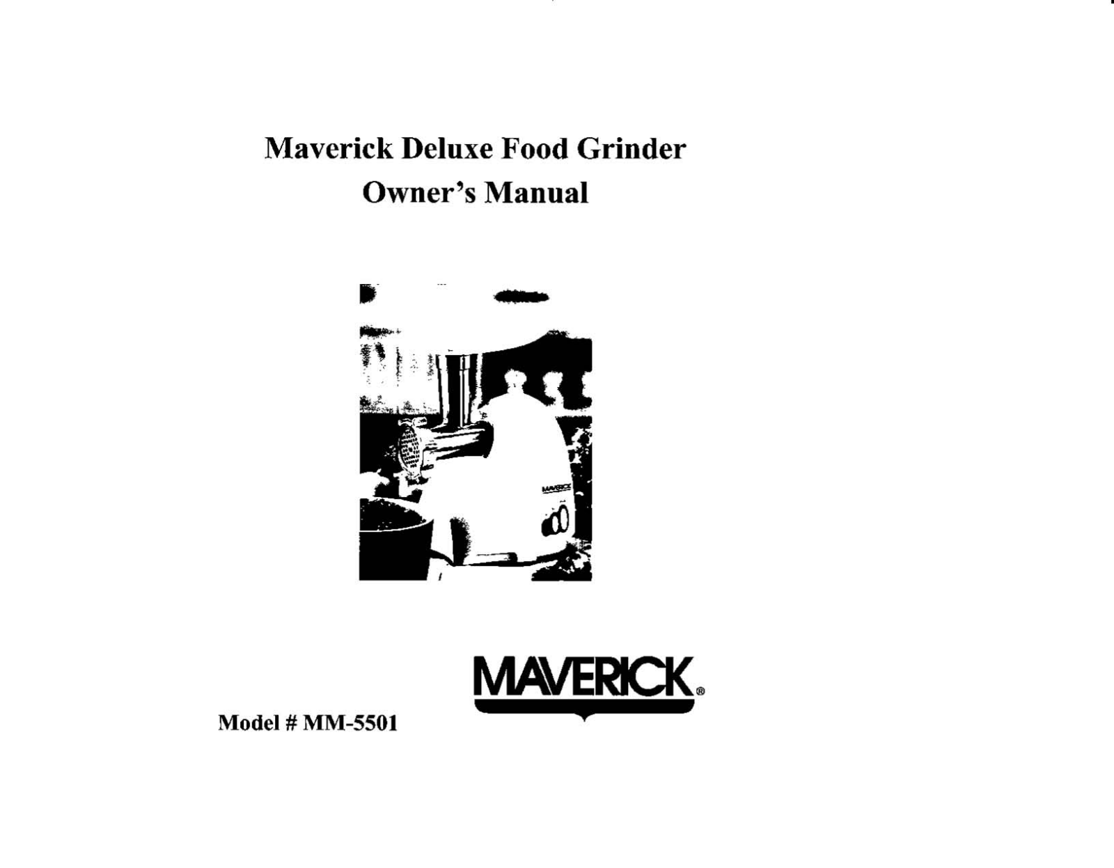 Maverick Ventures MM-5501 User Manual