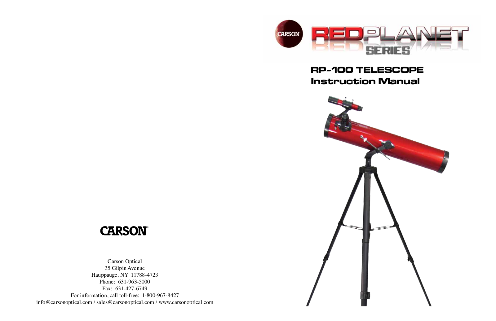 Carson Optical RP-100 User Manual