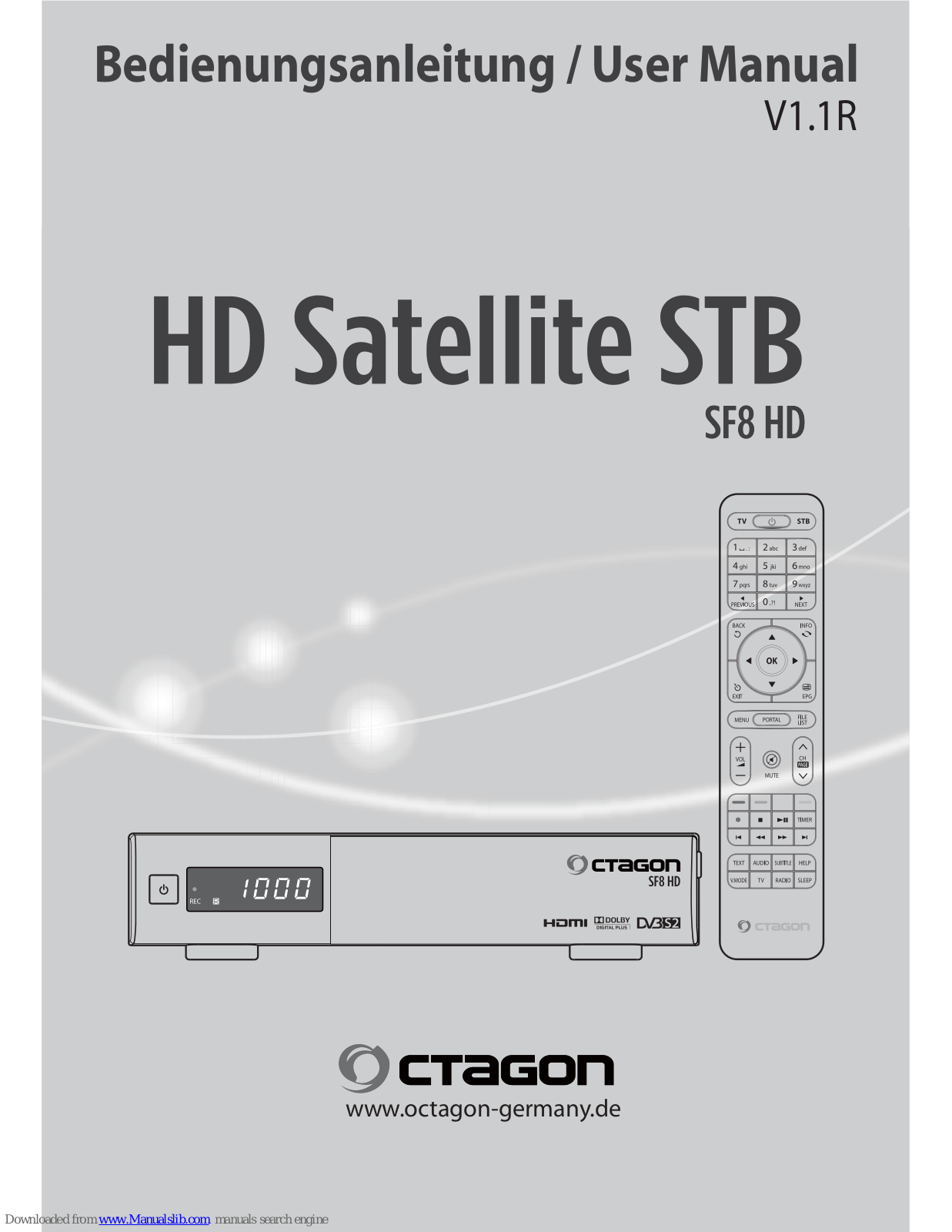 Octagon SF8 HD User Manual