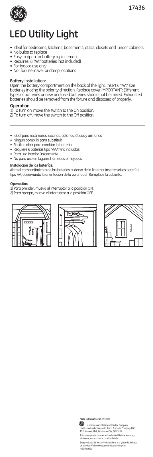 GE 17436 Owner's Manual