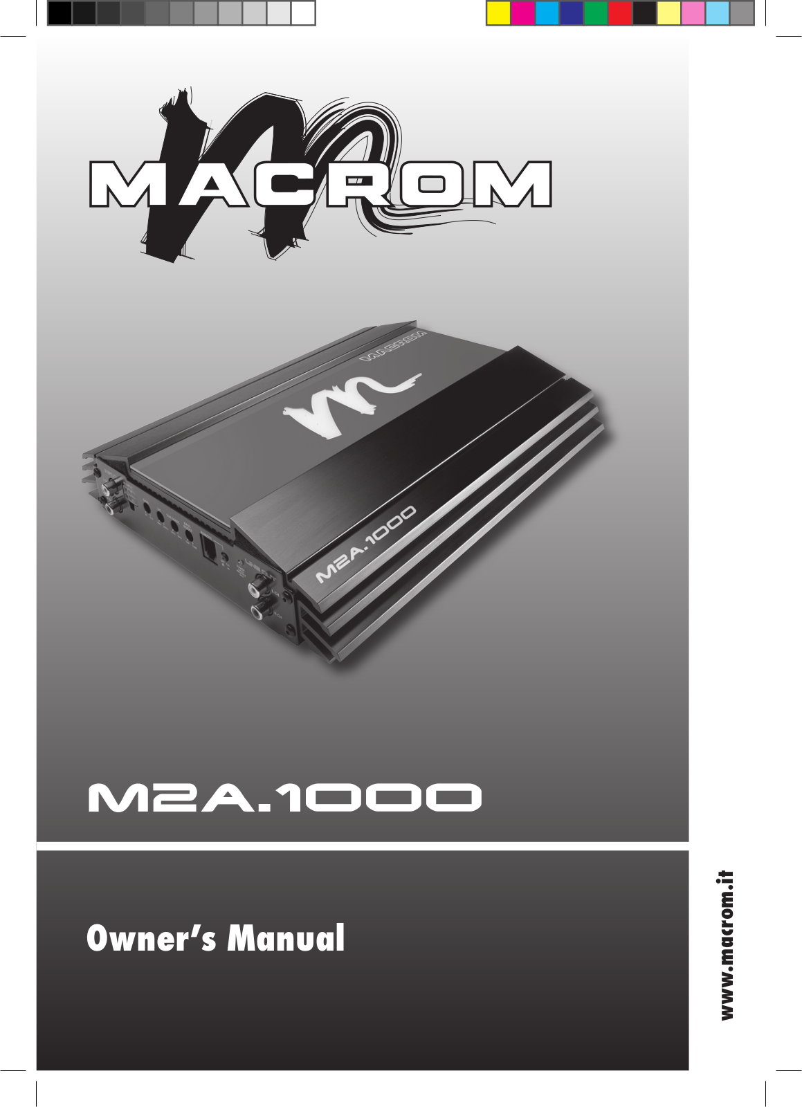 Macrom M2A.1000 User Manual