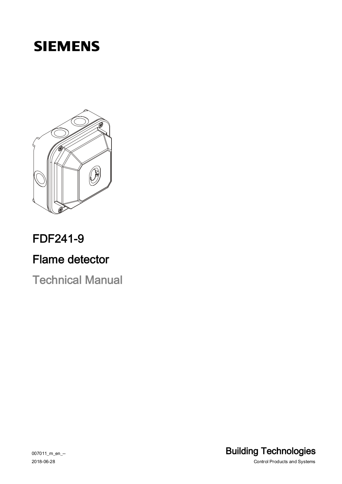 Siemens FDF241-9 Technical Manual - ManualMachine.com