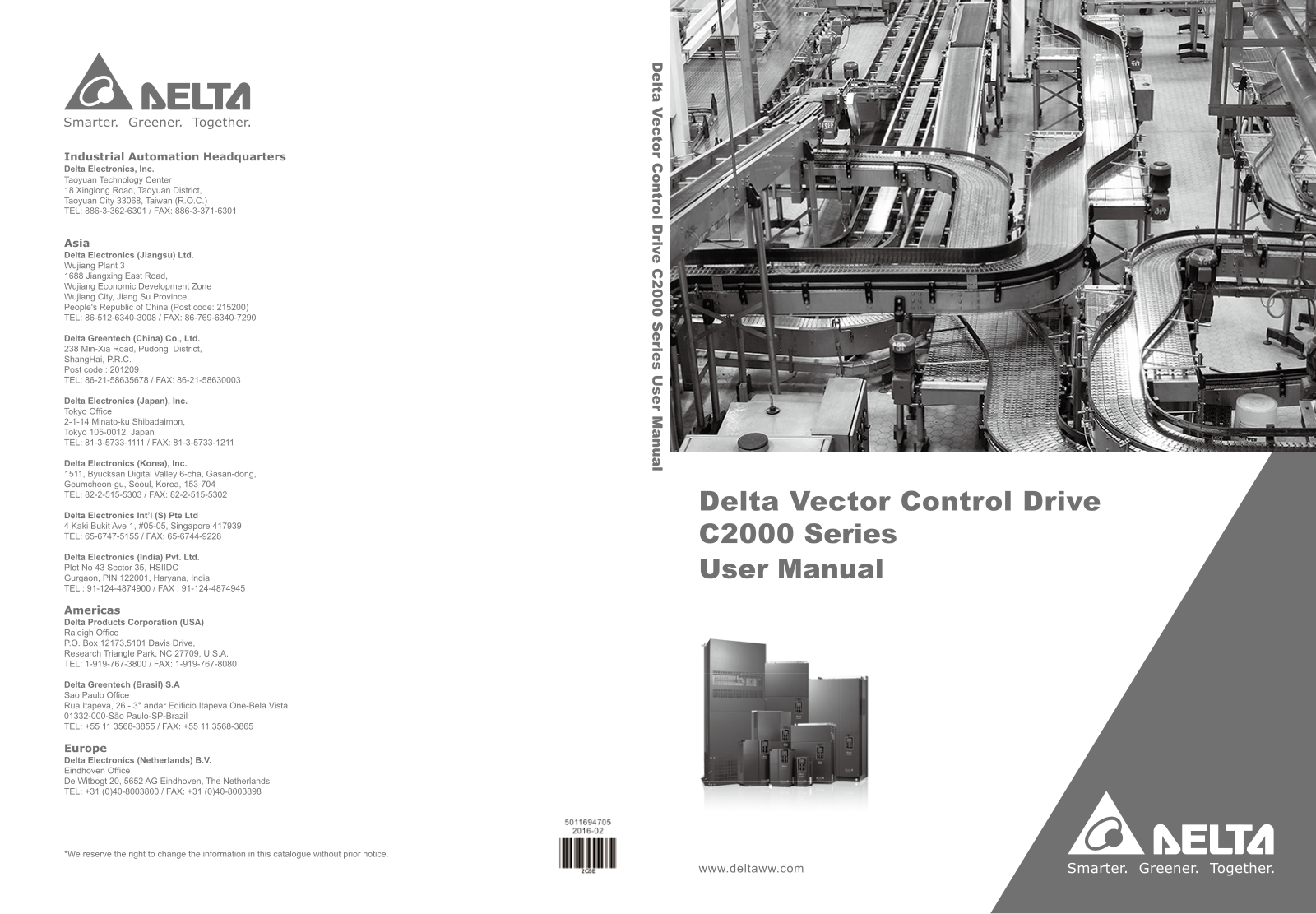 Delta Products C2000 Series Users Manual