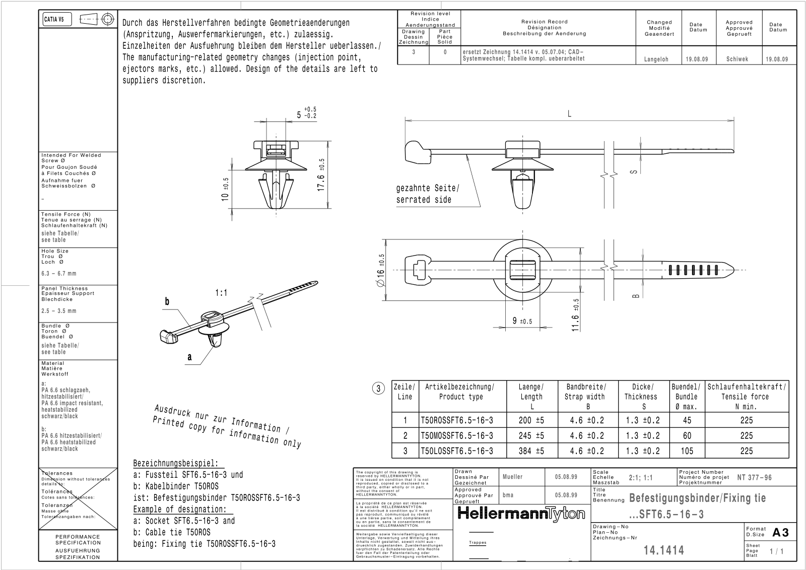 HellermannTyton T50R0S Reference Drawing - ManualMachine.com