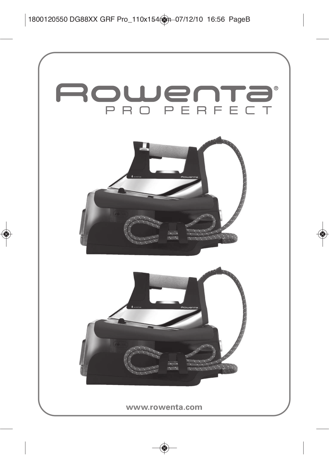 Rowenta DG8850 User Manual