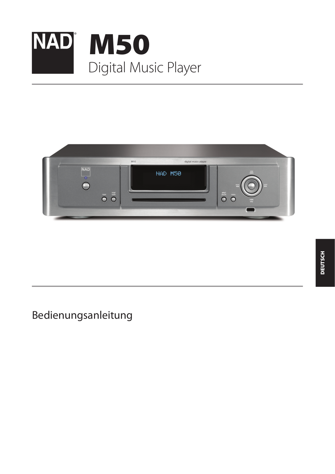 Nad M50 User Manual