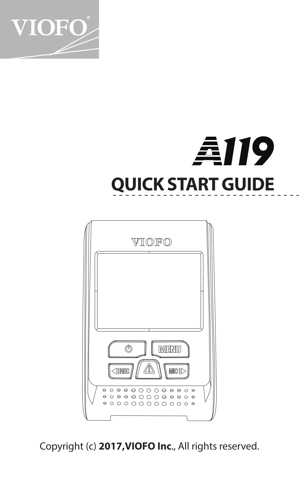 Viofo A119 User Manual