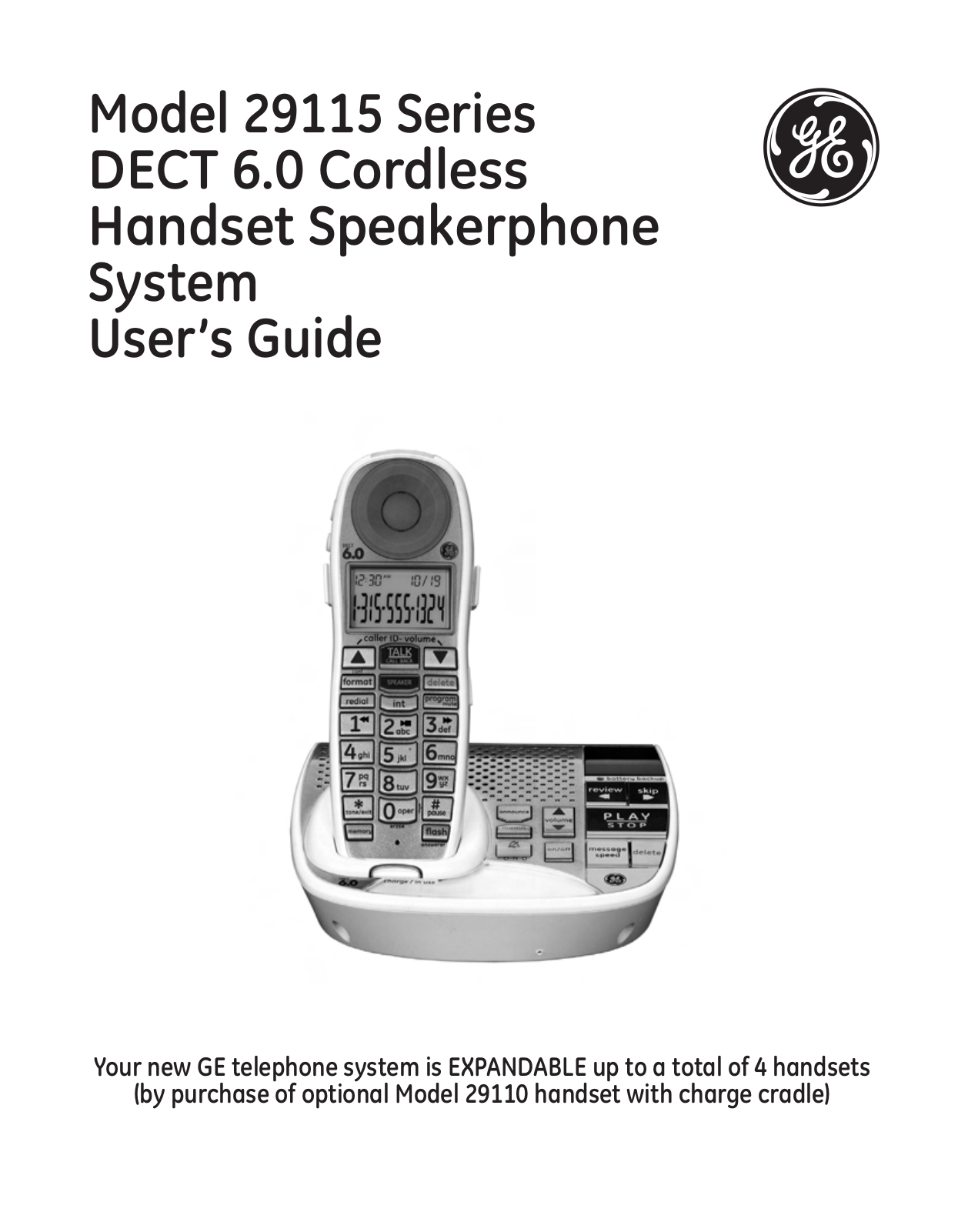 GE 29115 User Manual