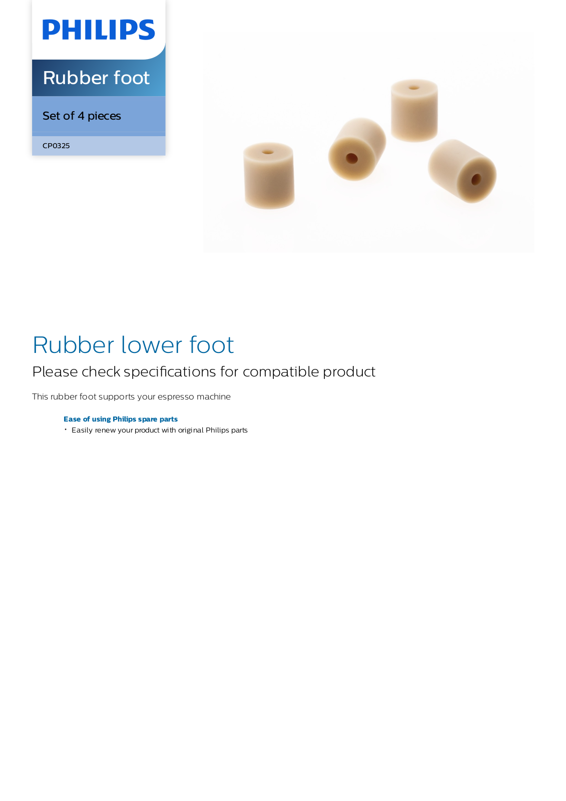 Philips CP0325/01 leaflet - ManualMachine.com