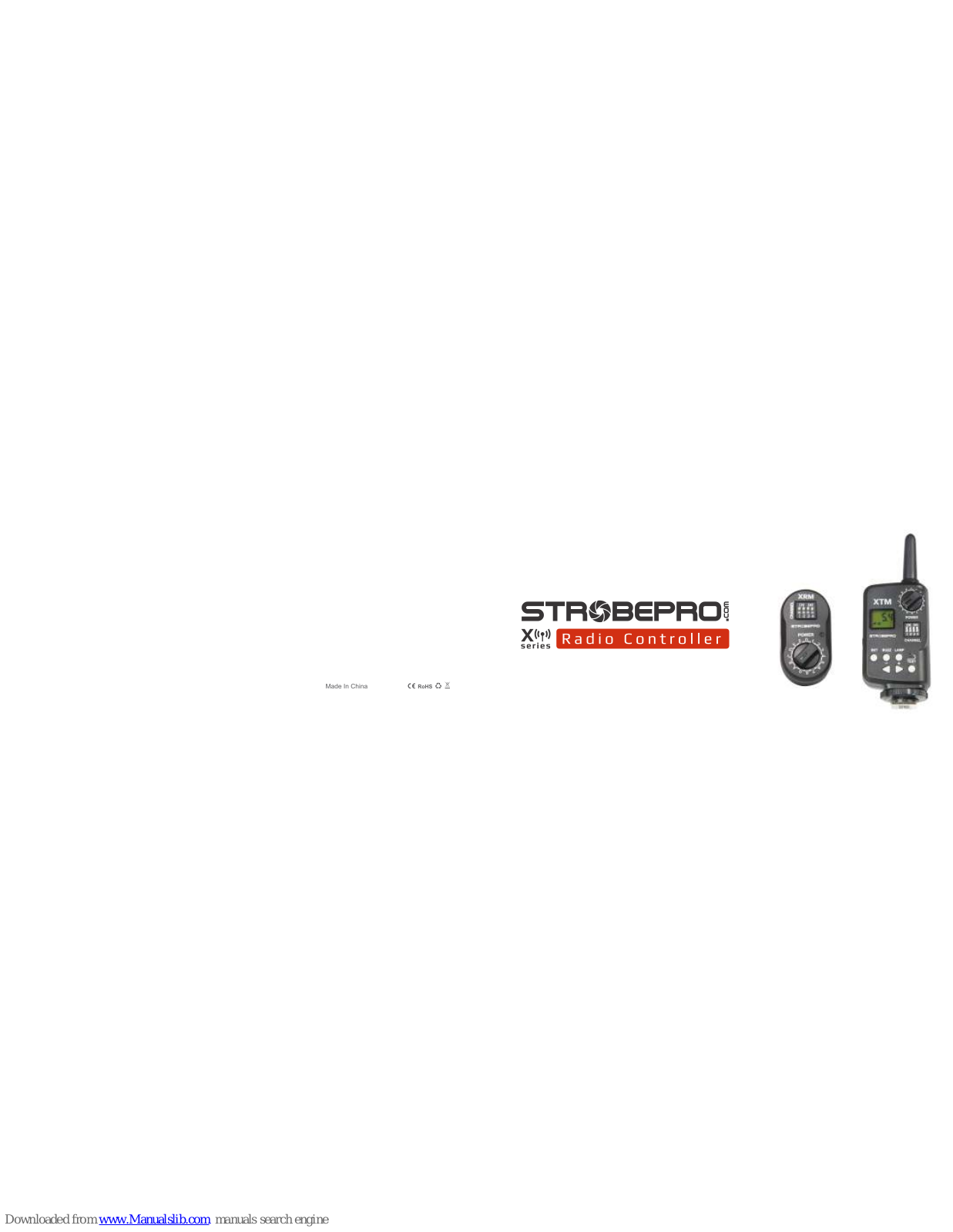 Strobepro XRM, XTM User Manual - ManualMachine.com