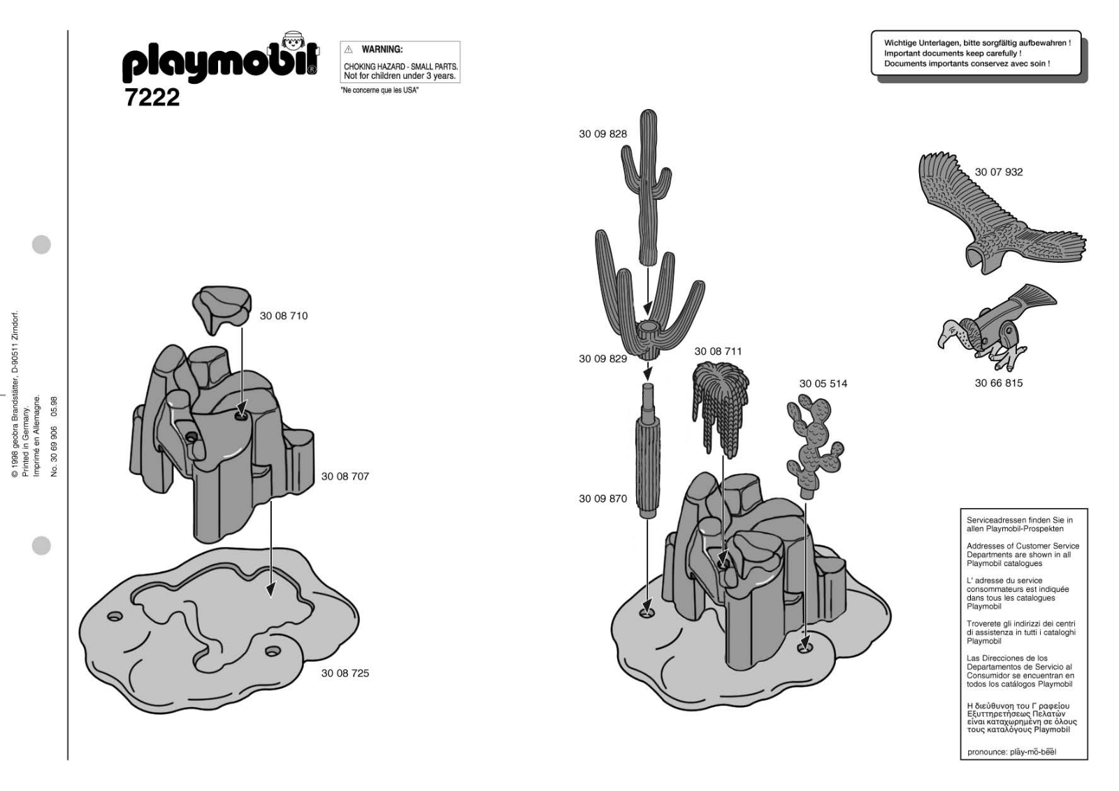 Playmobil 7222 Instructions