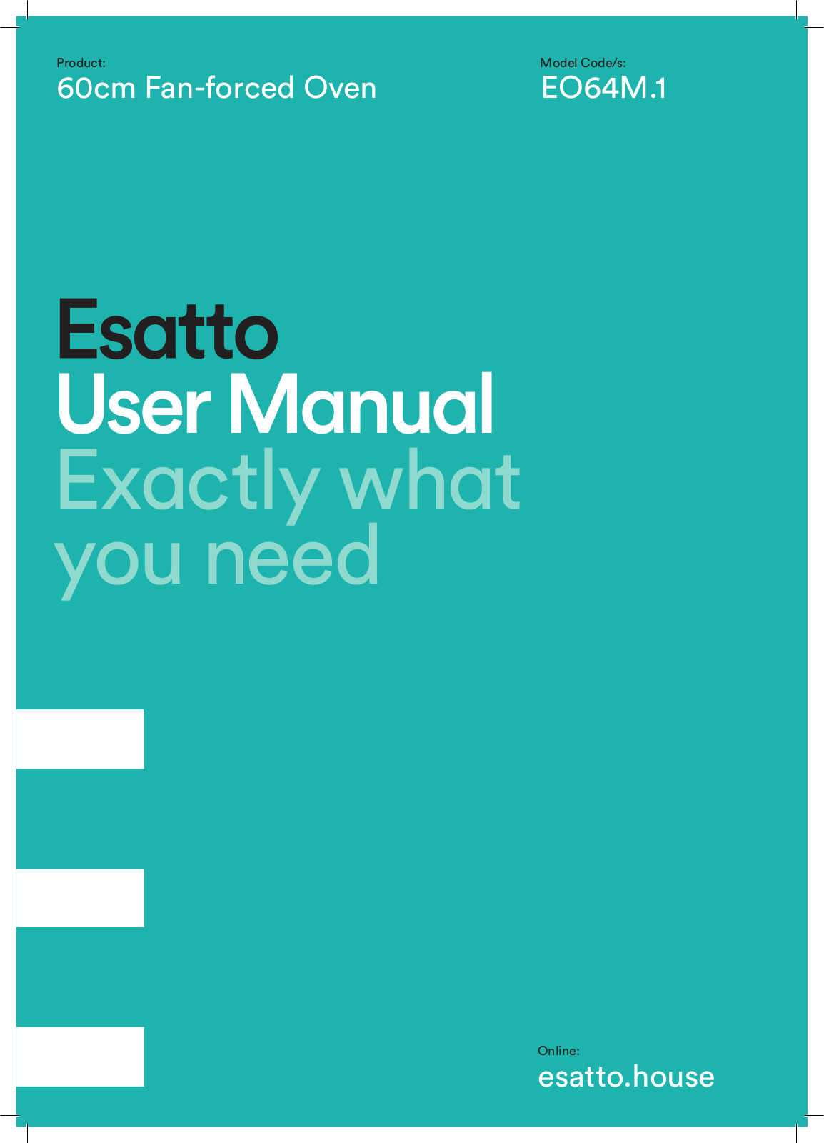 Esatto EO64M.1 User Manual