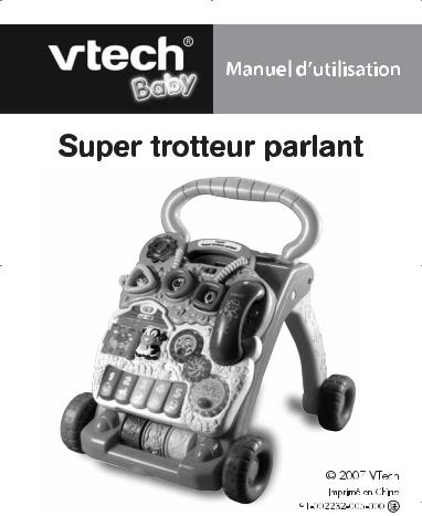 Vtech SUPER TROTTEUR PARLANT 2 EN 1 User Manual