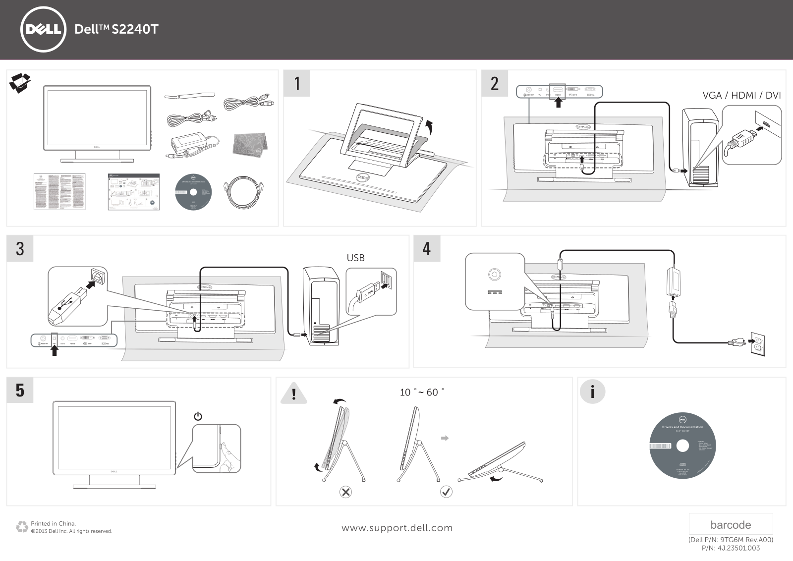 DELL S2240T User Manual