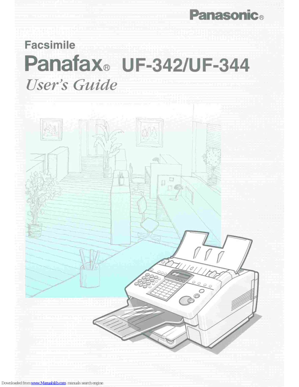 Panasonic PanaFax UF-342, PanaFax UF-344 User Manual