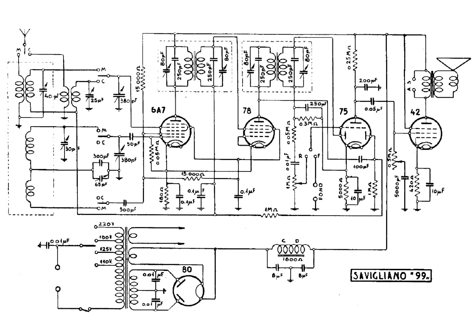 Savigliano 99 2 schematic