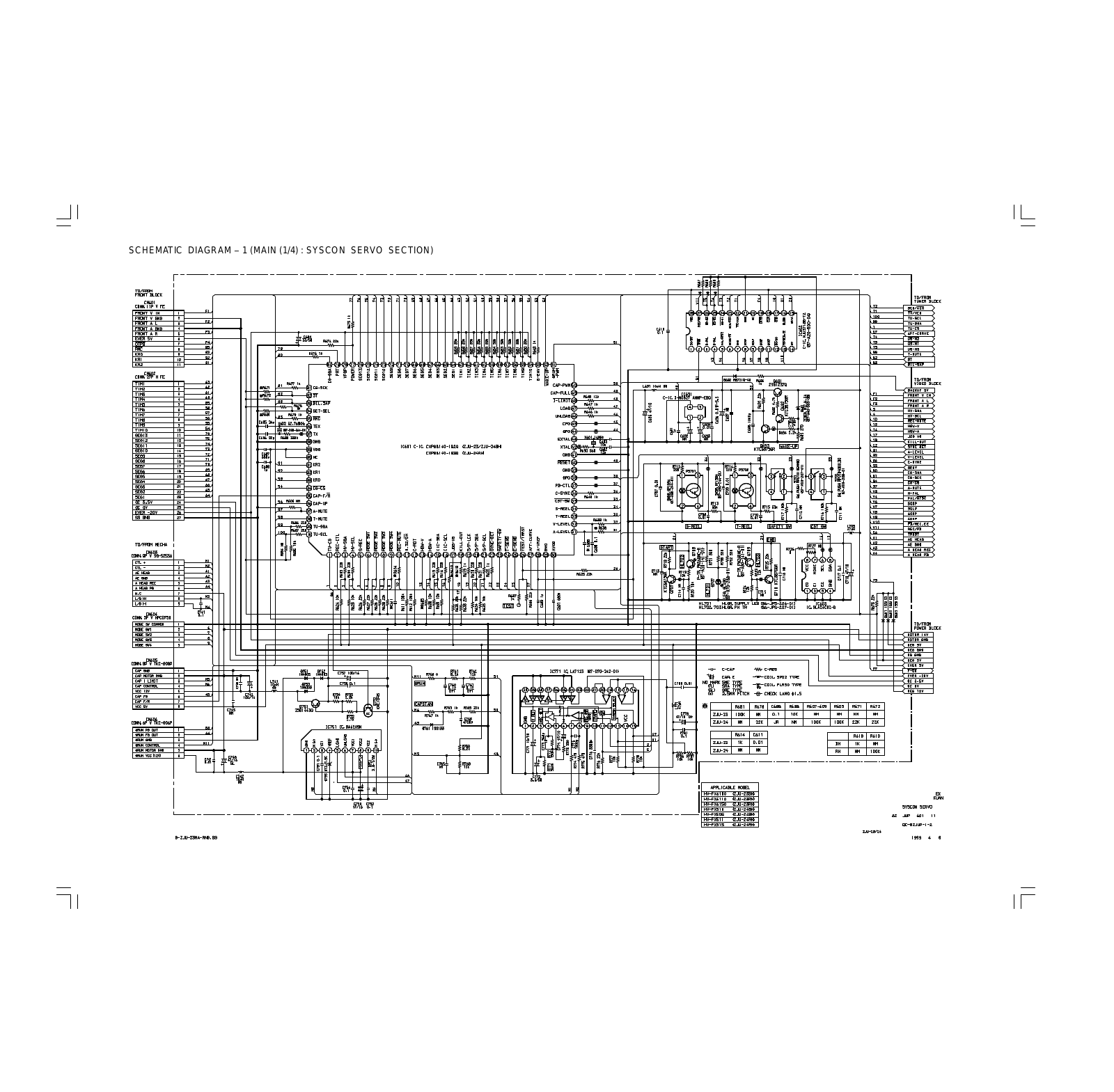 AIWA FX505, HV-FX6100, HV-6110, HV-6150, HV-510 Service Manual