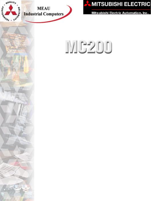 Mitsubishi Electronics MC 200 User Manual