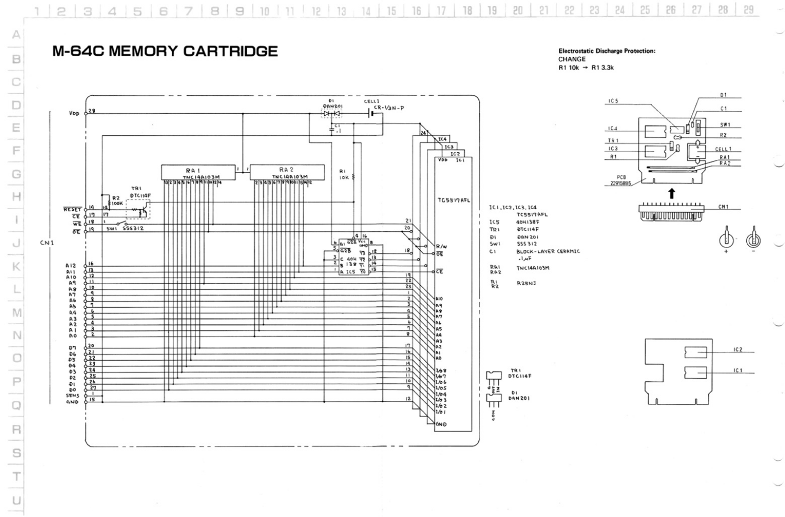 roland Memory Card M-16C M-64C_SERVICE_NOTES
