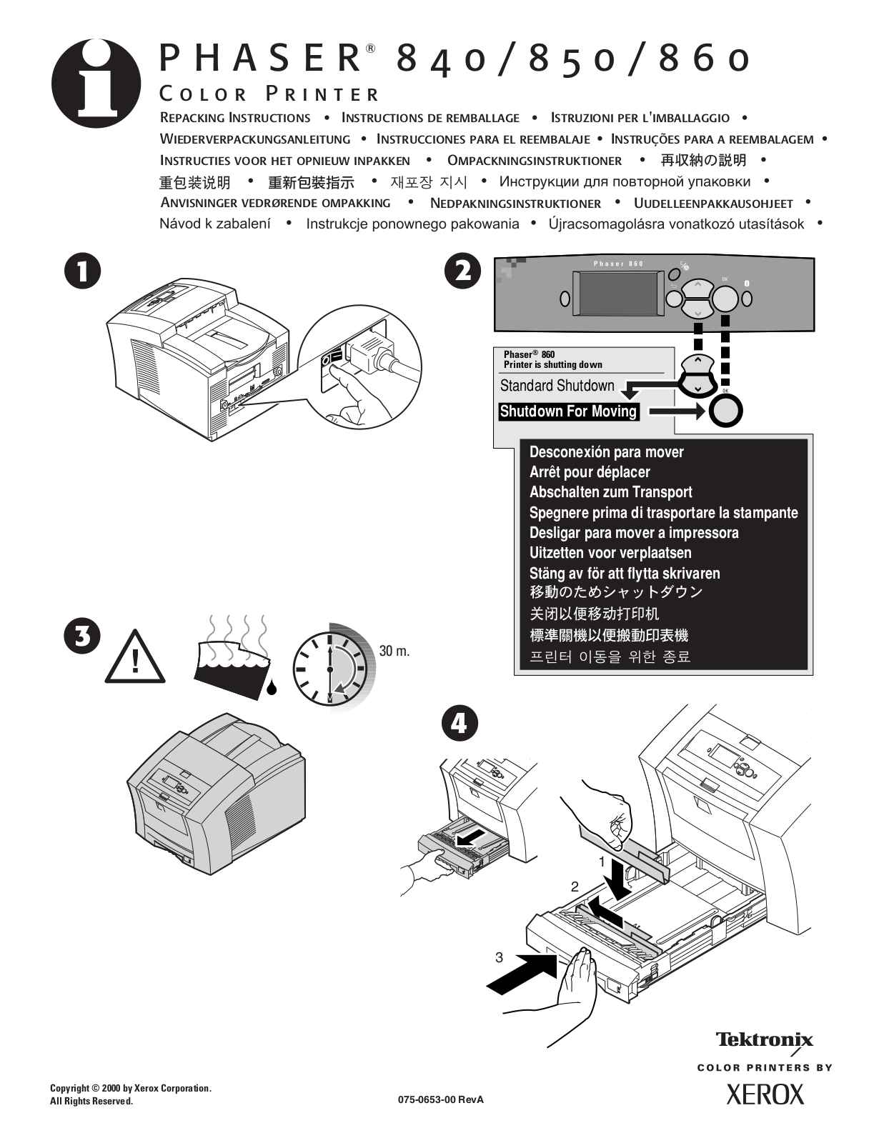 Xerox 840, 850 User Manual