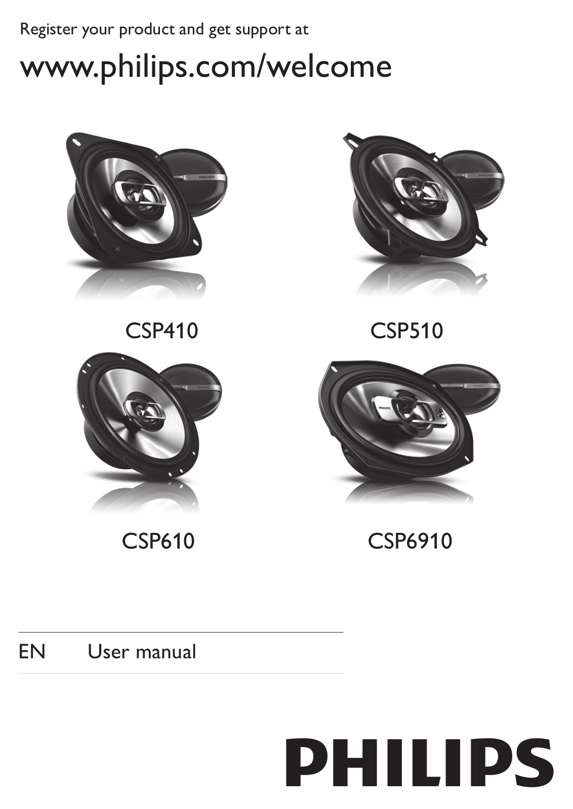 Philips CSP6910, CSP610, CSP510, CSP410 User Manual