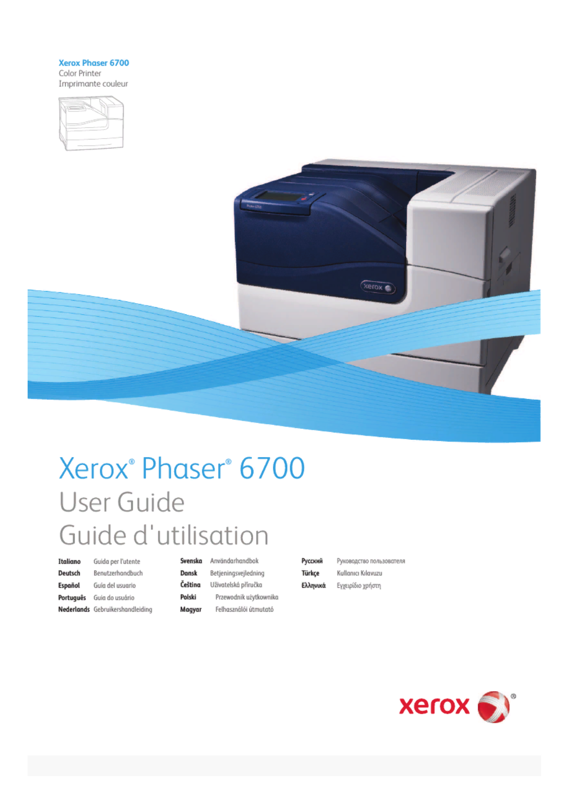 Xerox Phaser 6700N User manual