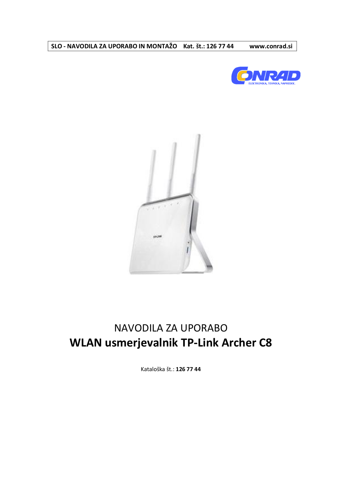 TP-LINK Archer C8 User guide