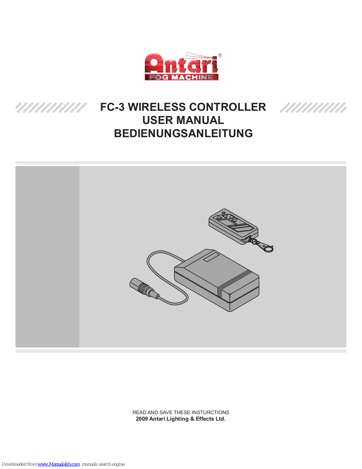 Antari FC-3 User Manual - ManualMachine.com
