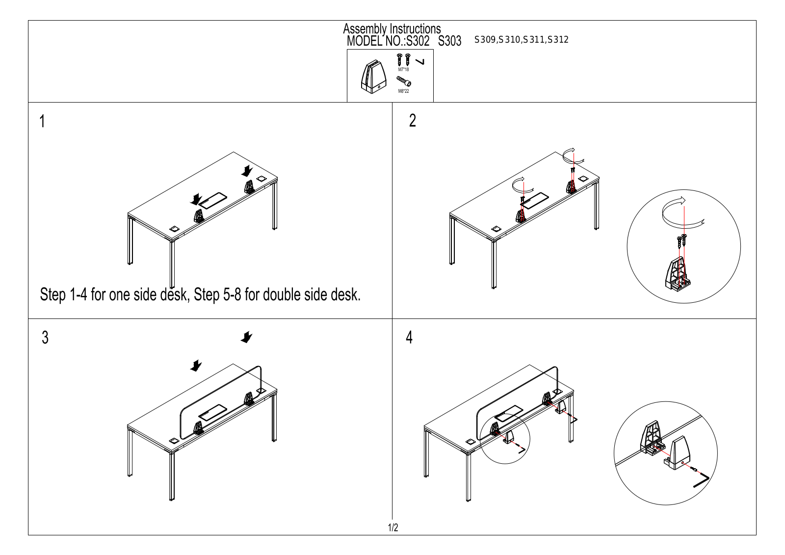 Boss S312, S311, S310, S309 Assembly Guide