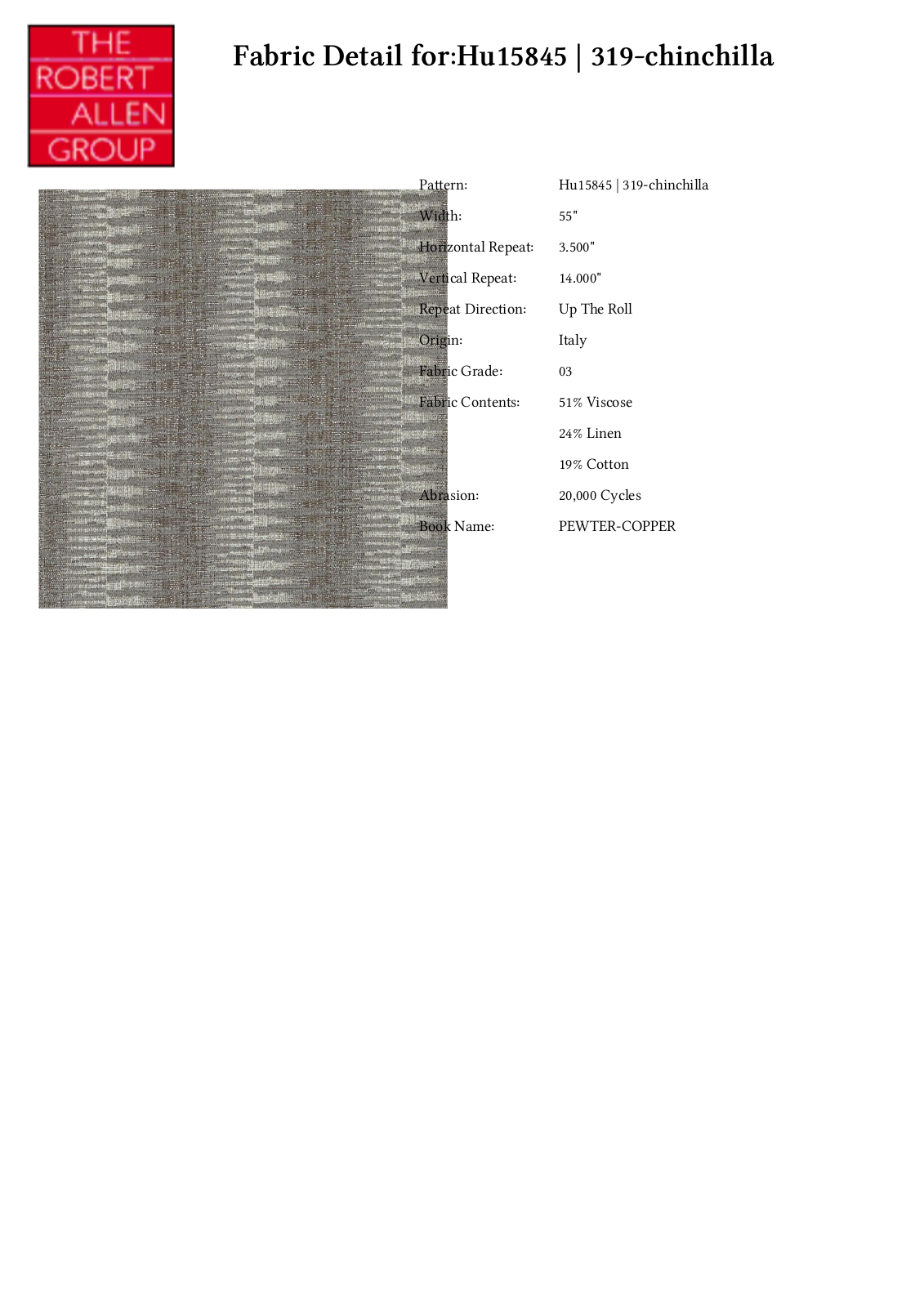 Duralee CRAL7058 Specifications - ManualMachine.com