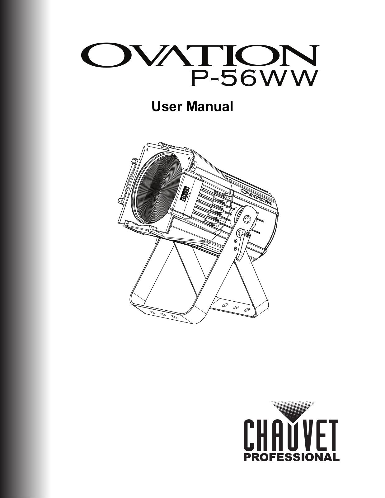 Chauvet Pro Ovation P-56WW Users Manual