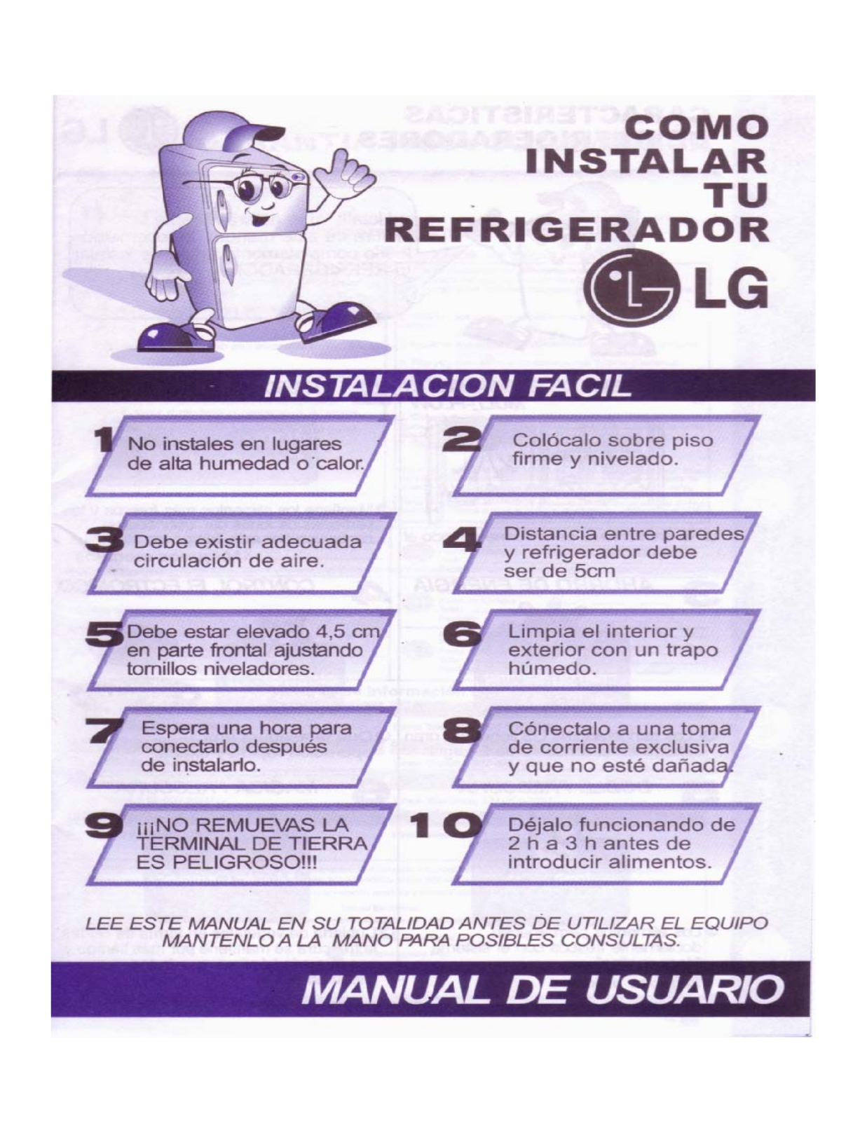 Lg GM-393SC, GM-313SC Installation Manual