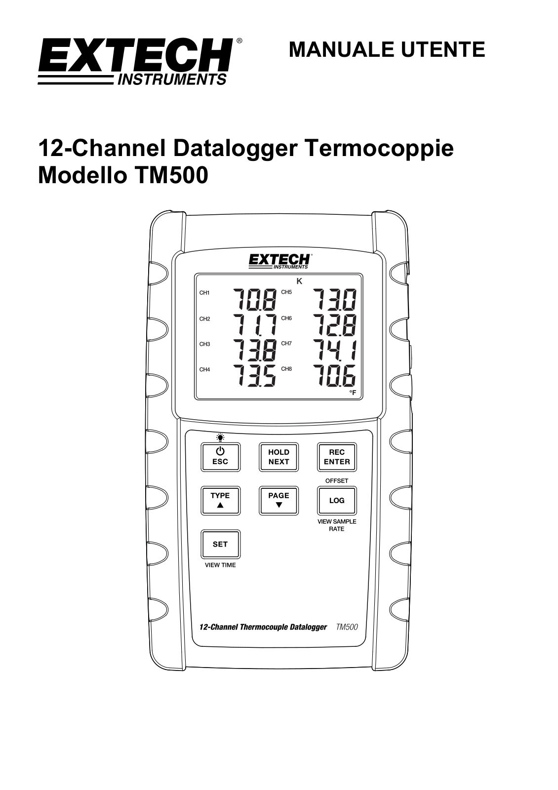 Extech TM500 User guide