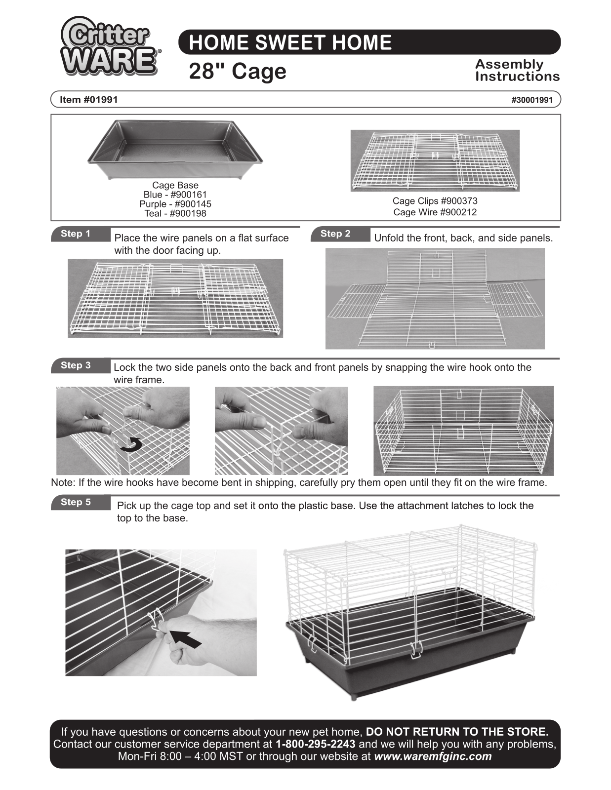 Ware Pet Products WFG1590 Installation & Assembly - ManualMachine.com