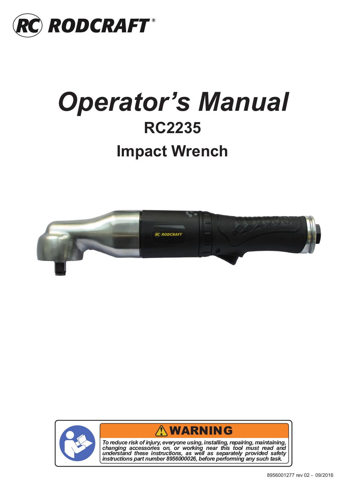 Rodcraft RC2235 operation manual