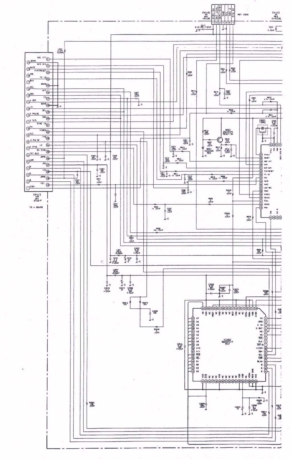 Sony KV-2571 Schematic