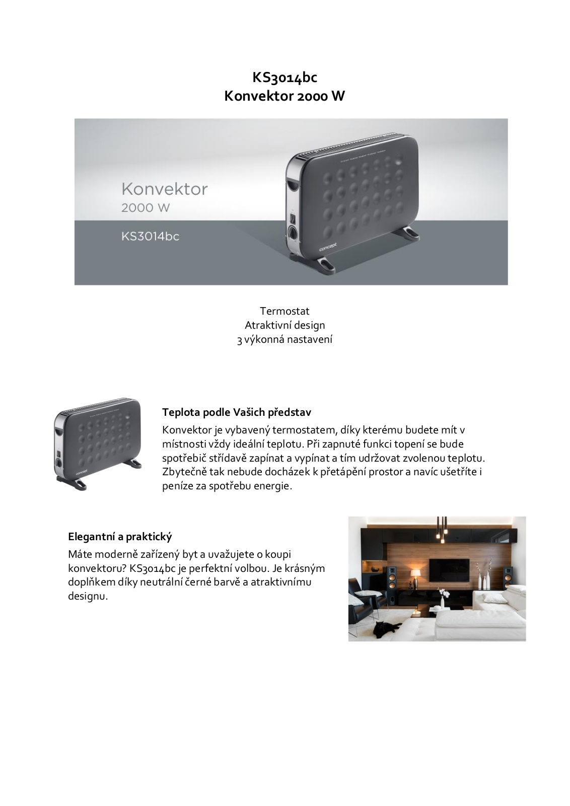 Concept KS3014BC User Manual