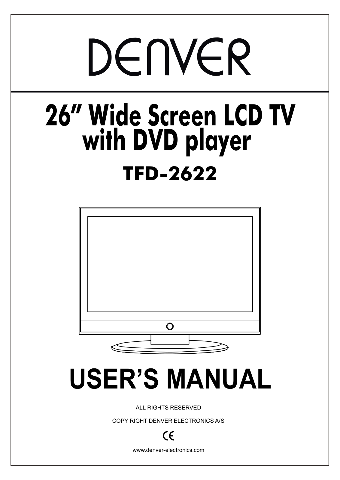 Denver TFD-2622 Instruction Manual