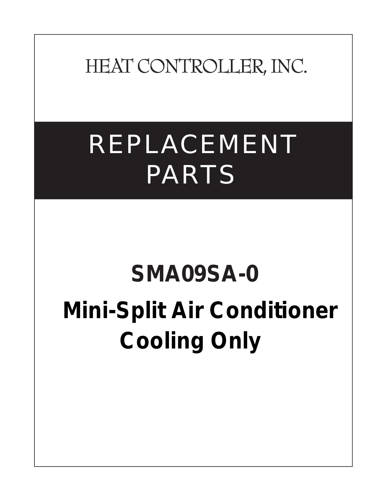 Heat Controller SMA09SA-0 User Manual - ManualMachine.com