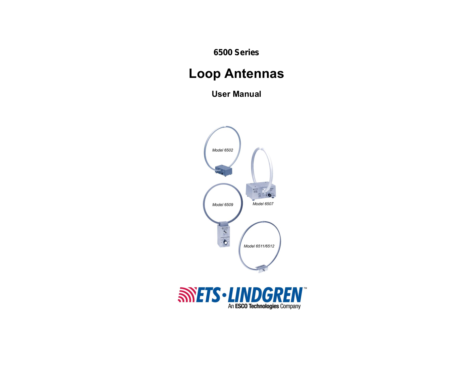 ETS-Lindgren 6512 User Manual