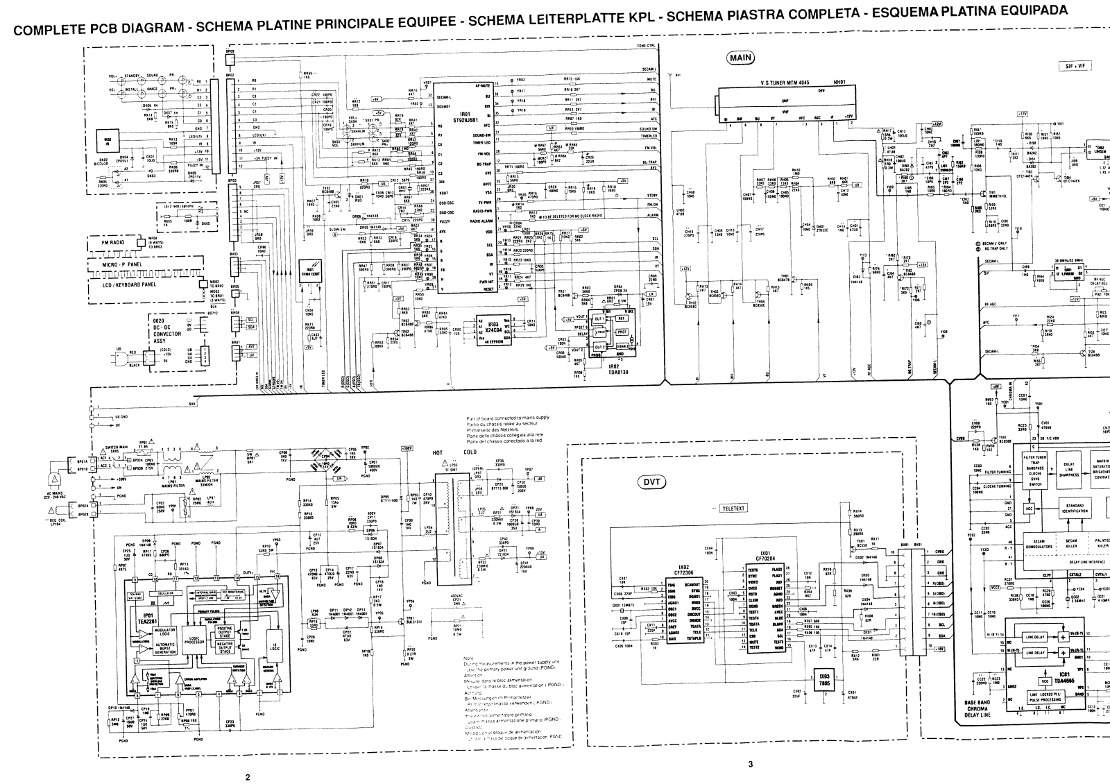 saba 3716, 3791 Schematics