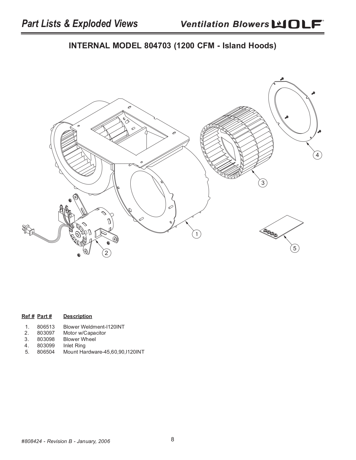 Wolf 804703-internal Owner's Manual